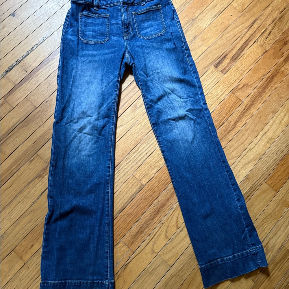 CAbi Blue Flare & Wide Leg Jeans